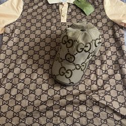 Men’s Tshirt Sz Large Gucci Hat