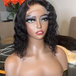 12 Inches Bob Indian Curly Wig