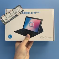 Alcatel 3T10 Smart Tablet New -90 Day Warranty-$1 DOWN-NO Credit Needed