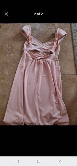 Guess Blush Pink Cutout Mini Dress small