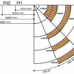 Scalextric Slot Car Track Border