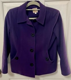 Purple Coat Petite Small