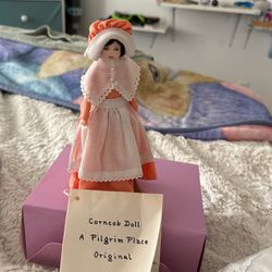 Corn Cobb Antique Pilgrim Doll