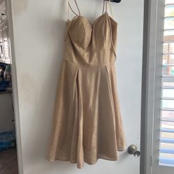Teenage Dress Gold 