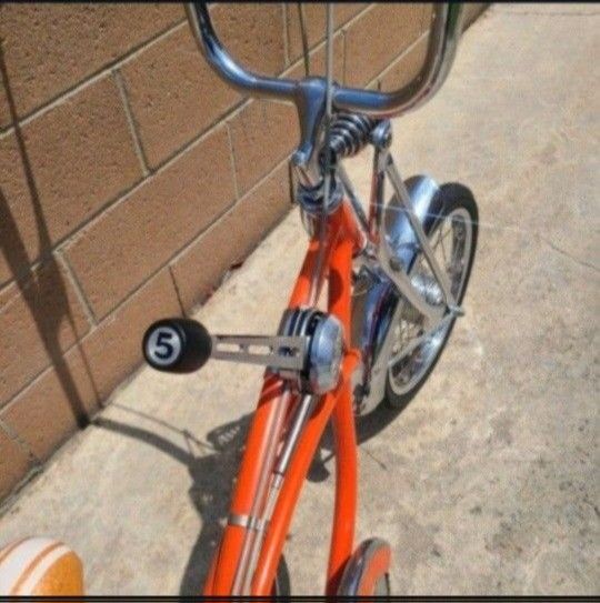 1971 Schwinn Orange Krate, Very nice Chrome Seems to be all original $2, Schwinn Orange Krate, 1971 Schwinn Orange Krate, Very nice Chrome Seems to be all original $2, Schwinn Orange Krate,