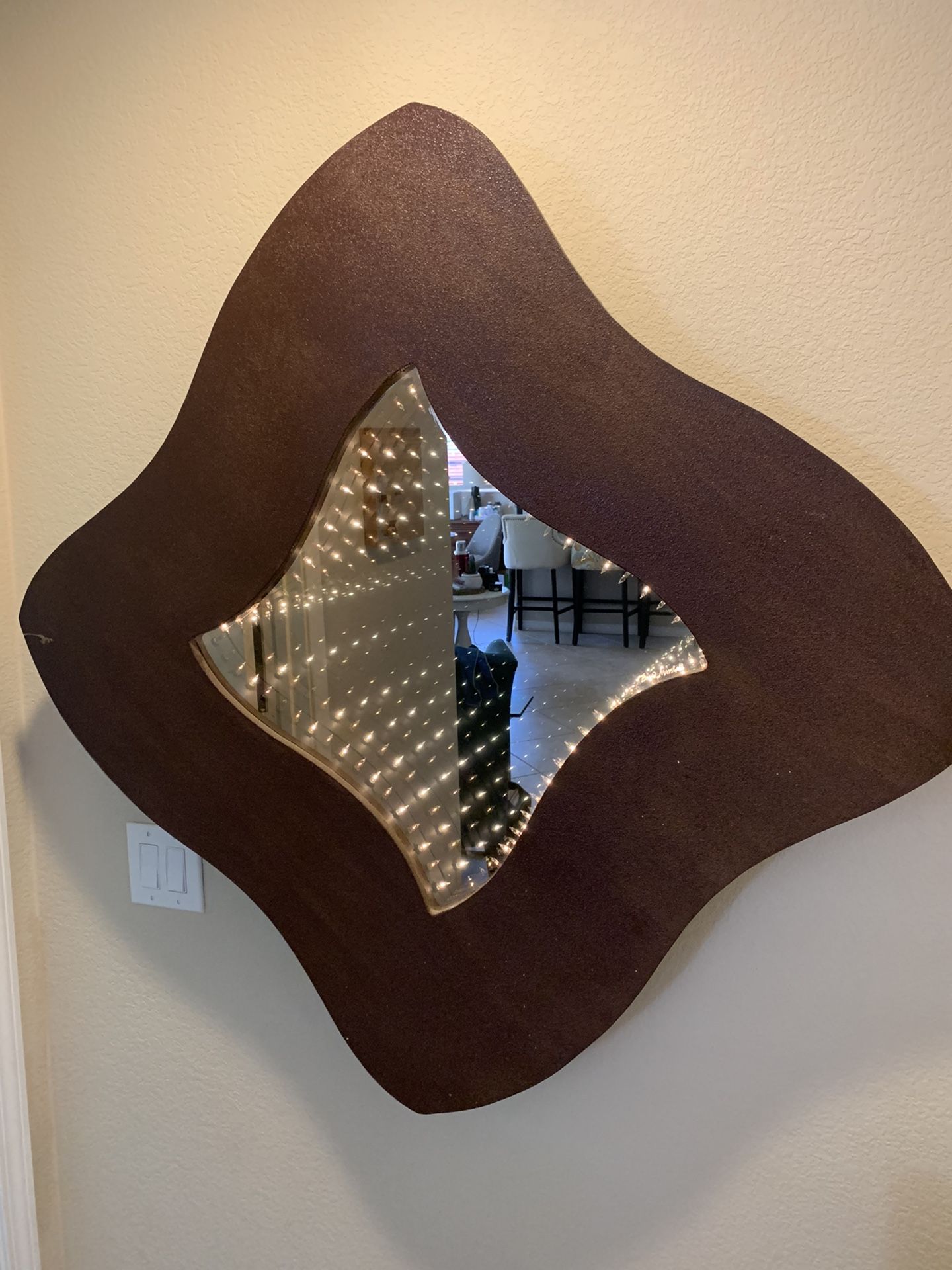 Vintage David Marshall infinity mirror