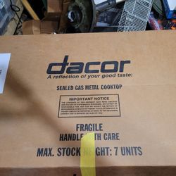 Dacor gas cooktop 