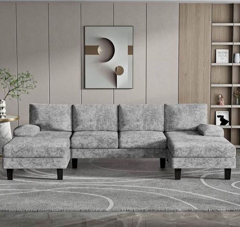 ✌️ JUMMICO Convertible Sectional Sofa Couch