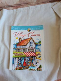 Village Charm Coloring Book 
