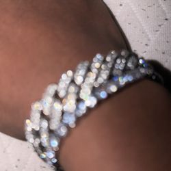 Vvs moissanite Cuban bracelet bracelet