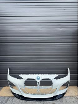 BMW G26 GRAN COUPE 4 SERIES ORIGINAL MSPORT FRONT BUMPER WITH LOWER SPOILER GOOD CONDITION 2024