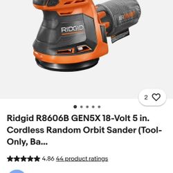 Ridgid Orbital Sander