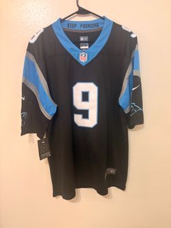 Bryce Young #9 Carolina Panthers Black Football Jersey — Large