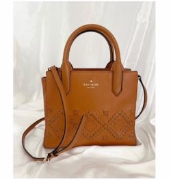 KATE SPADE New York Flynn Meriwether Leather Top Handle Crossbody Bag