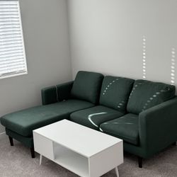 L-Shaped Couch + Coffee Table Set