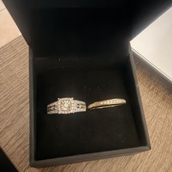 Engagement Ring And Band