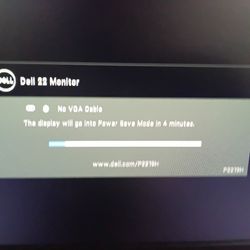 Monitor 22 Dell With Stand 