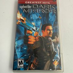Syphon Filter: Dark Mirror (Sony PSP, 2006) Complete W/ Manual 