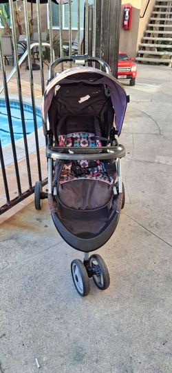 Baby Trend Stroller Purple Floral