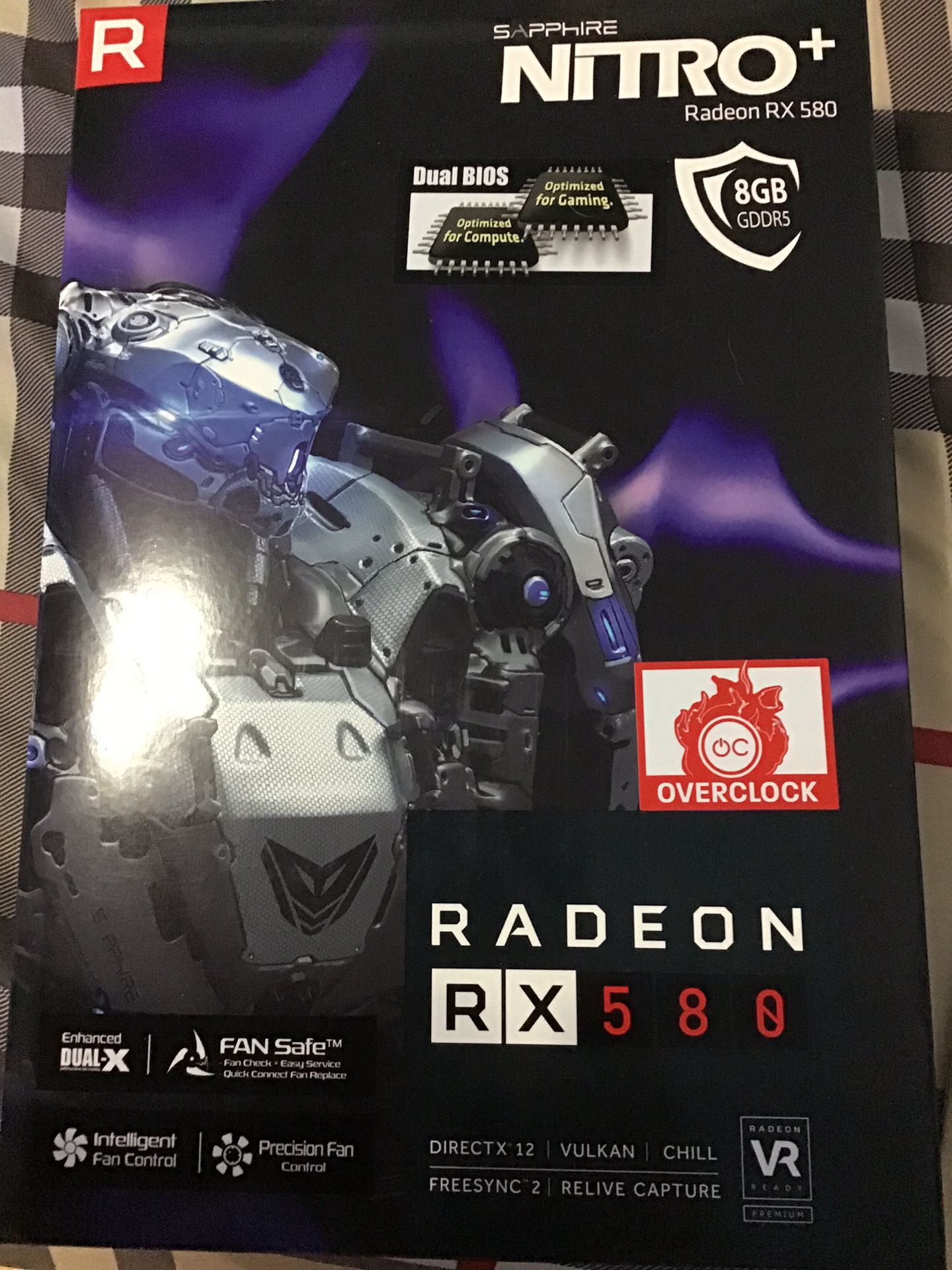 RADEON RX 580 8GB SAPPHIRE NITRO+ GPU