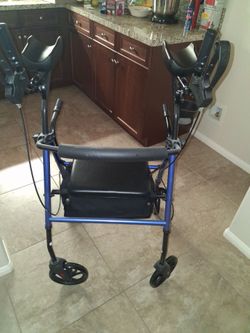 Upright Stand-Up Rollator Walker