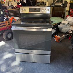 GE electric 5 burner range