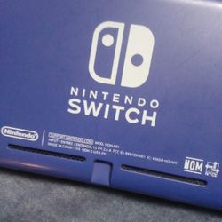 Used Nintendo Switch Lite Blue Portable Gaming Console