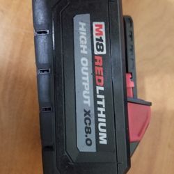 Milwaukee M18 Red lithium High Output  XC 8.0 And M12 2.0 Batteries  (Not Working)