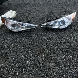 NEW Driver & Passenger Headlights Hyundai Sonata 2011-2014 OEM Pair