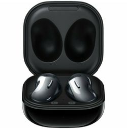 Samsung Galaxy Buds Live, True Wireless Earbuds w/Active Noise Cancelling (Wireless Charging Case Included), Mystic Black