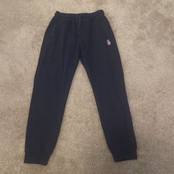 blue moncler sweatpants medium size 