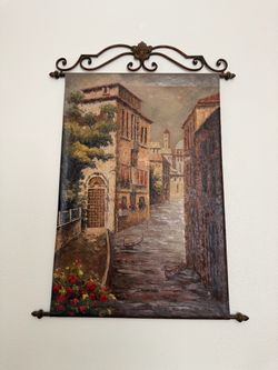 Italian tapestry painting