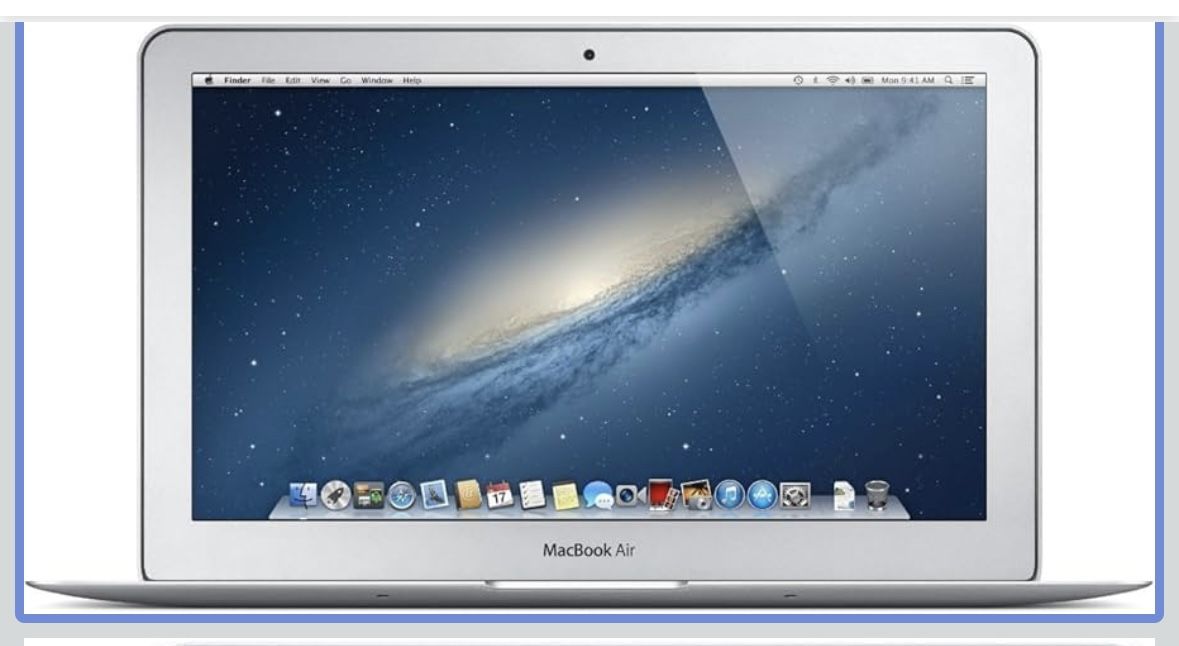 MacBook Air with Wireless Mouse Included - Excellent condition 