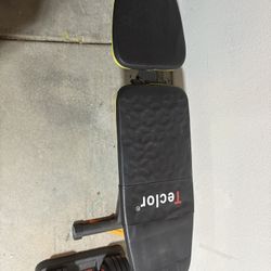 Workout Bench And Adjustable Dumbells