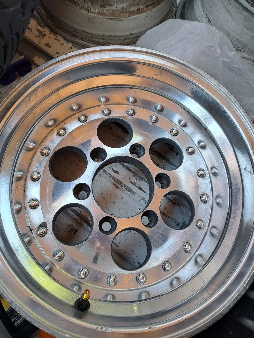 American Racing Rims 15x8inch Reverse 6 Lugs 4 Rims