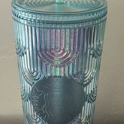 NEW Starbucks Spring 2022 Iridescent Mermaid Scales Tumbler Venti 24 oz Cold Cup