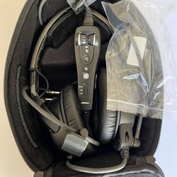 Bose A20 Aviation Headset Dual Plug Cable With Bluetooth 