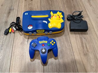 Nintendo 64 pikachu edition