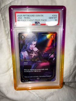 Riftbound Origins Jinx #202 Stamped PSA 10