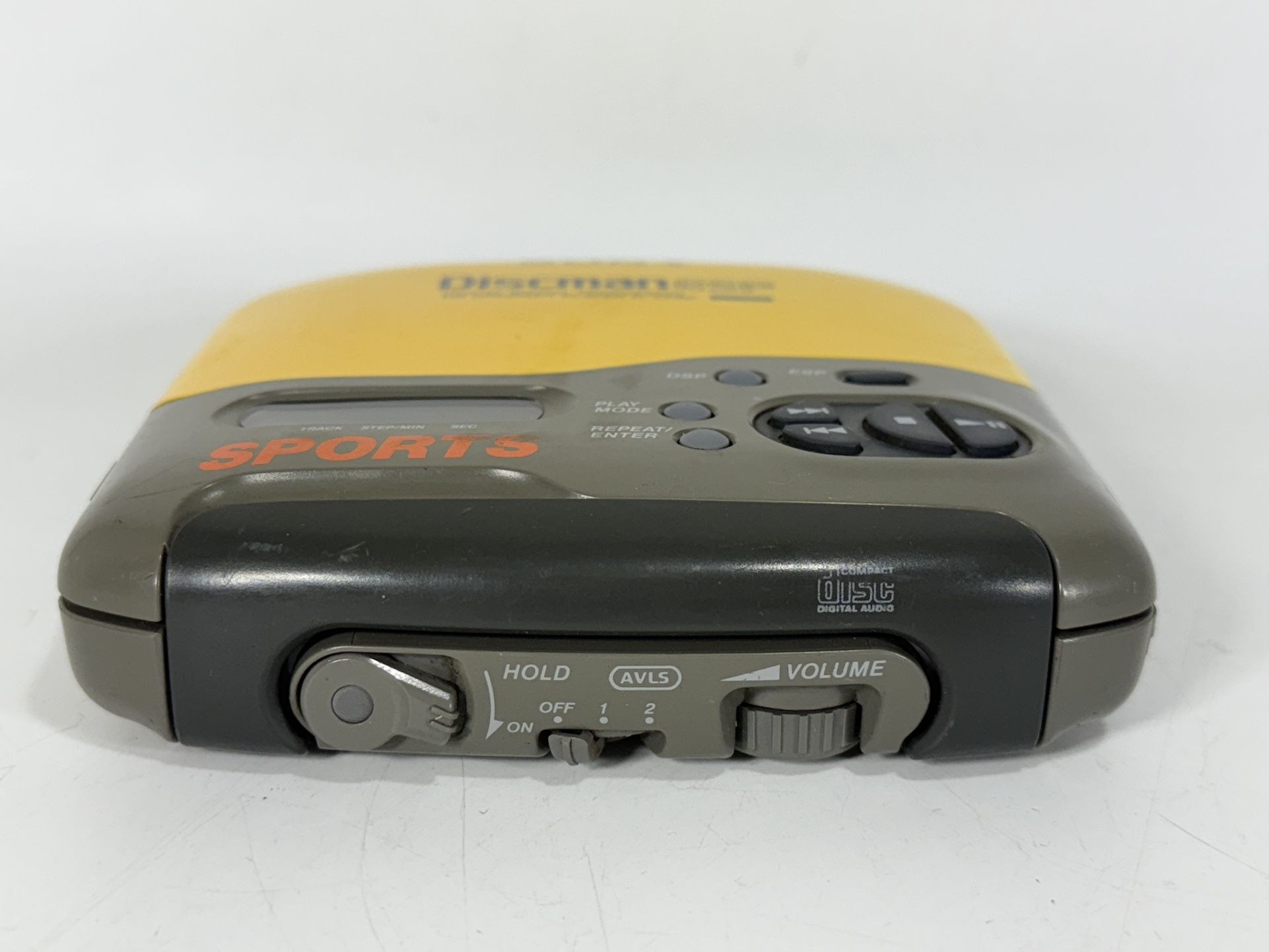 Sony Sports Discman ESP Yellow D-421SP Portable CD Player ~ NOT