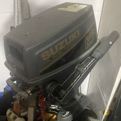 Boat Motor And Stand 