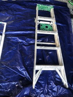 Work painting ladders