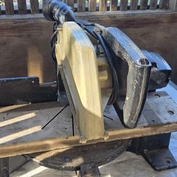 Black and decker there, power miter saw nine inch blade, two horsepower