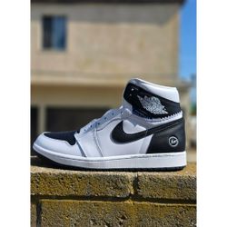 Jordan 1 high Fragment x Union LA White Black