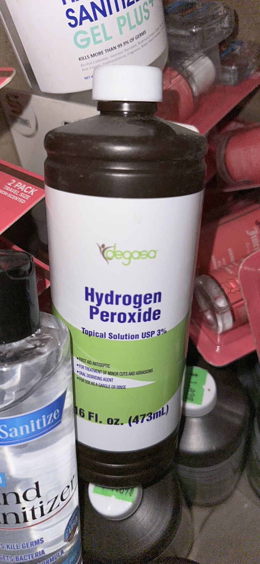 Pack Of 12 Hydrogen Peroxide $7