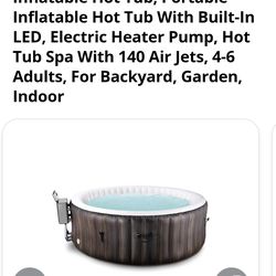 Brand new inflatable hot tube