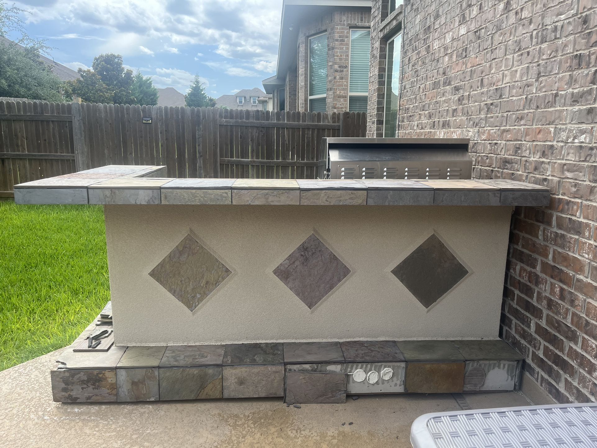 Bar  and Grill Made Of Stone