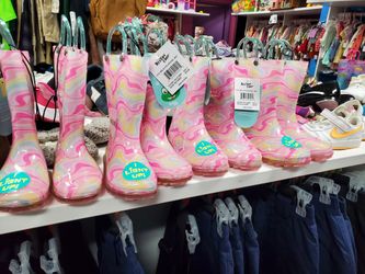 New LightUp  Rain Boots Size 7 & 10