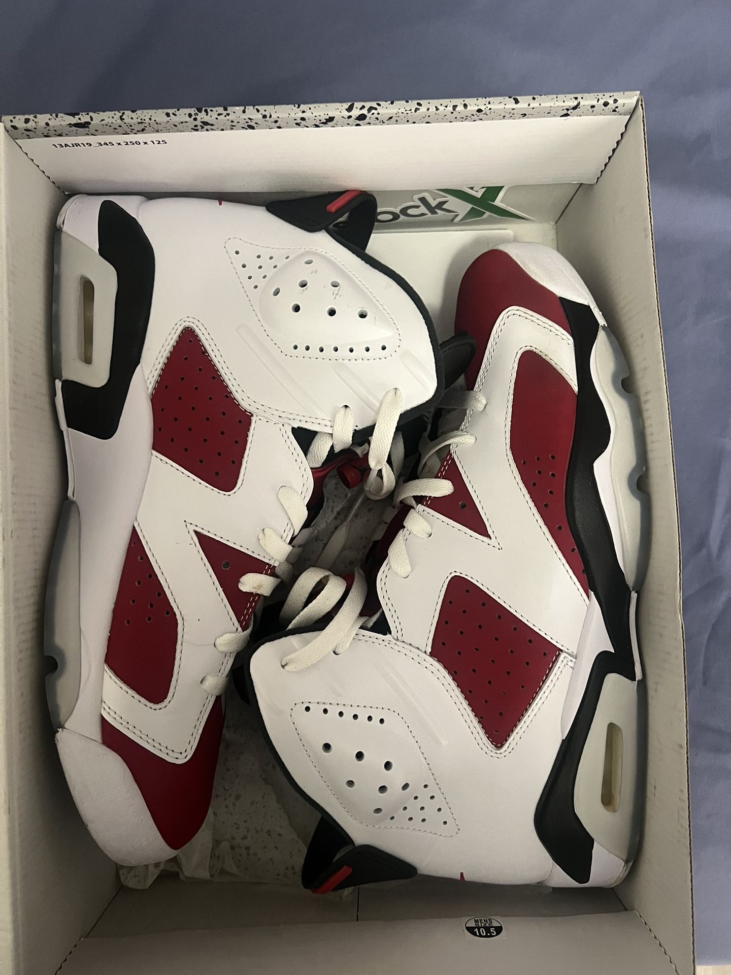 Jordan 6s Carmine