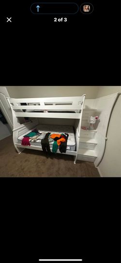 Bunkbed with full-size mattress included, moving must be gone